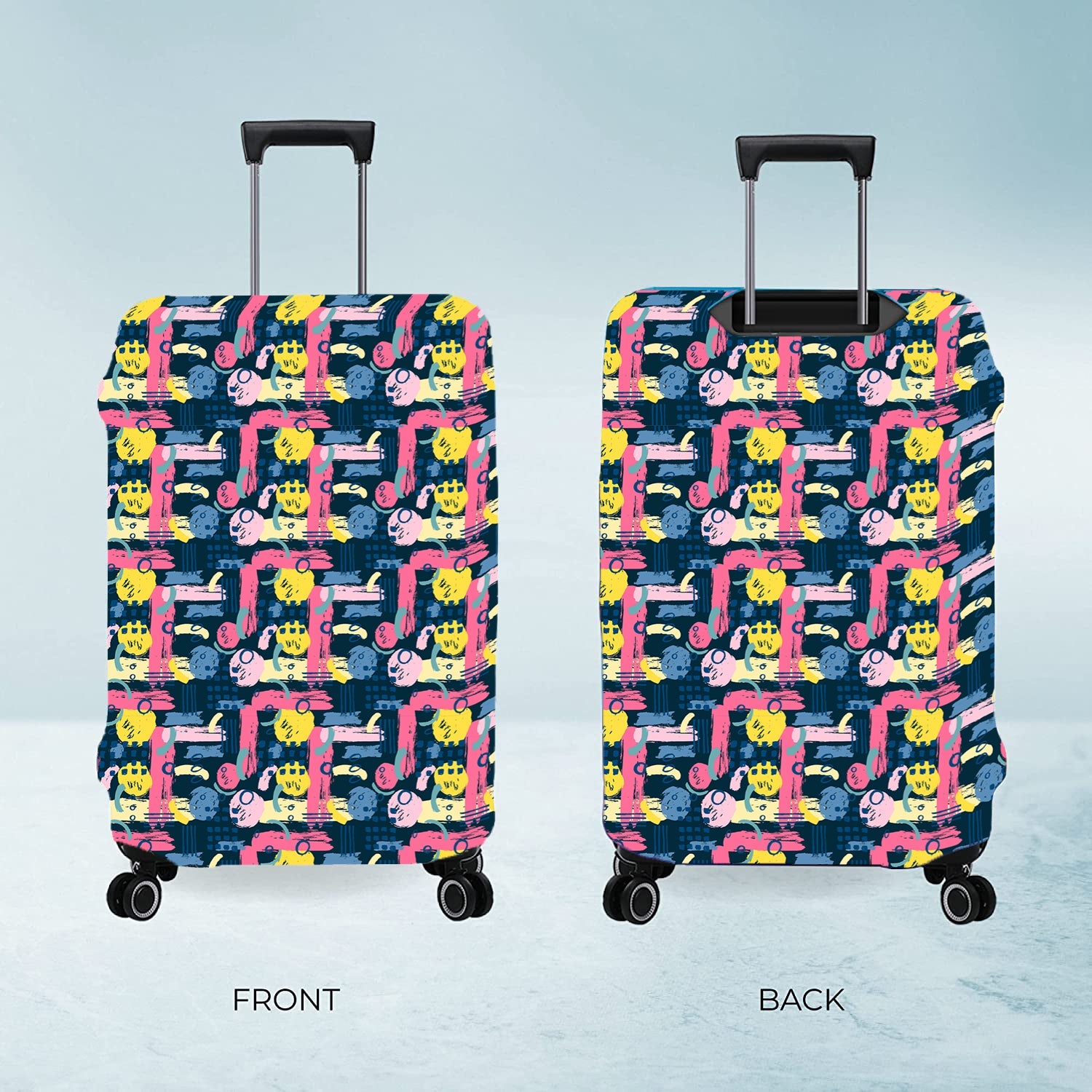 Jet Set Skins™ Brush Print Luggage Cover