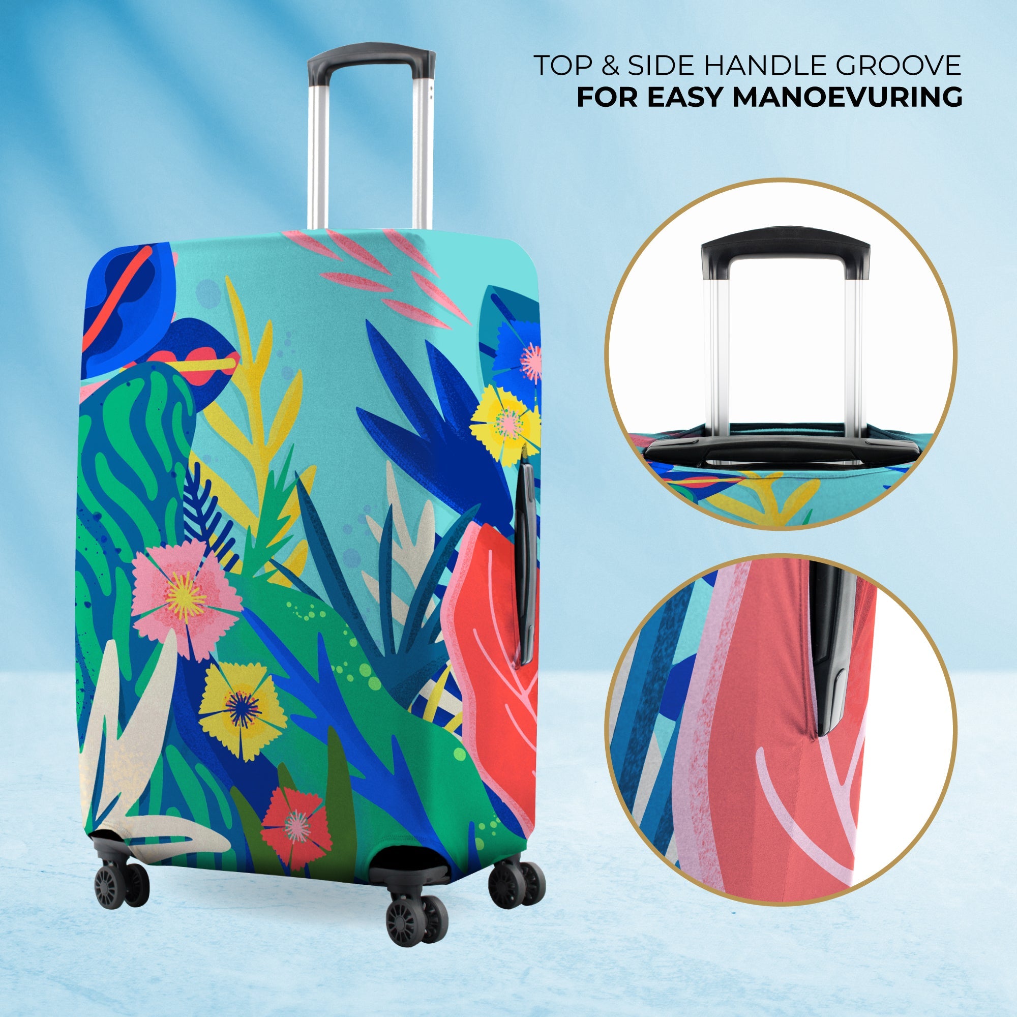 Jet Set Skins™ Underwater Print Luggage Cover