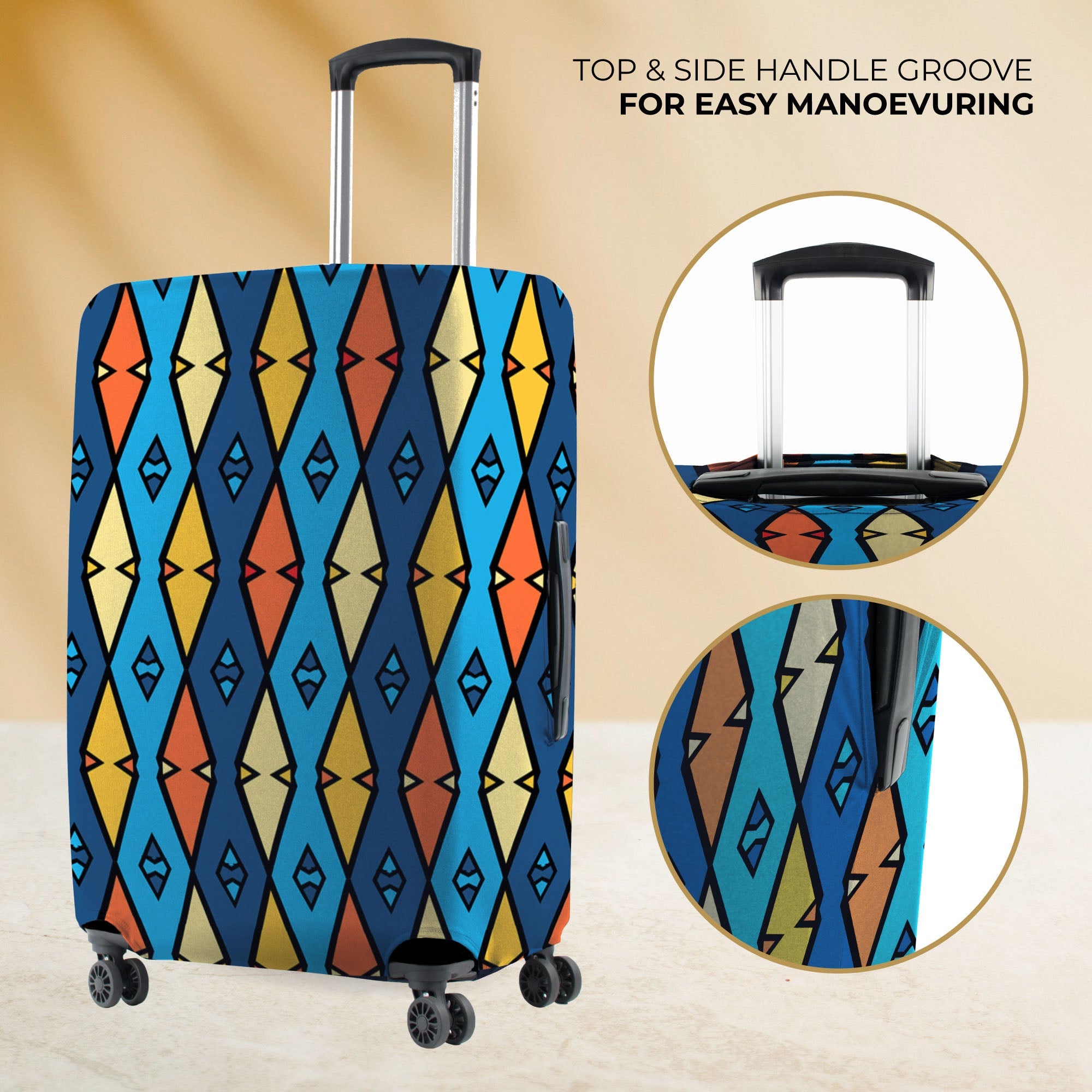 Jet Set Skins™ Pattern Print Luggage Cover