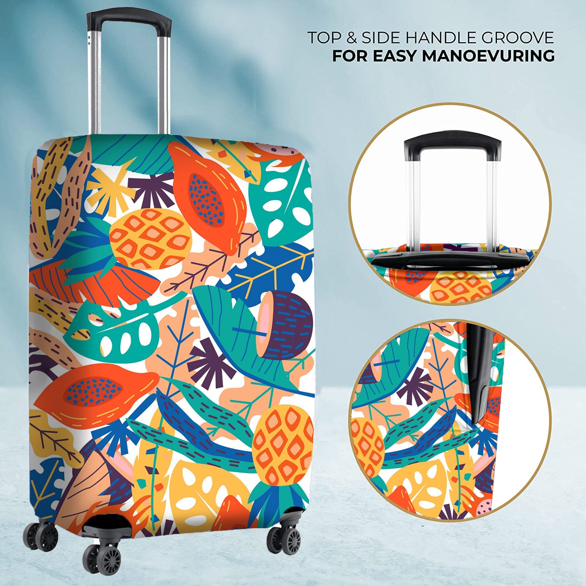 Jet Set Skins™ Tropical Print Luggage Cover