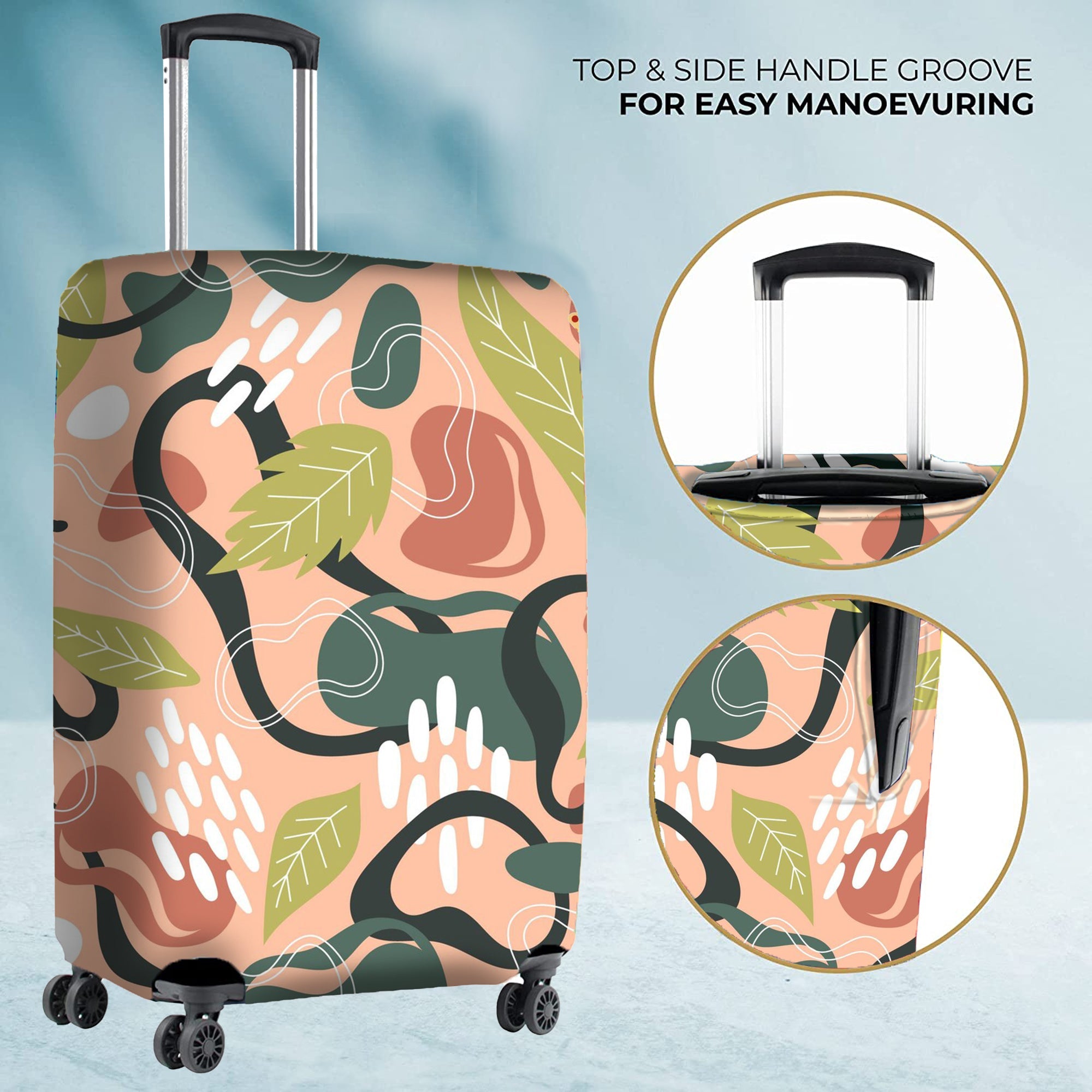 Jet Set Skins™ Blossom Print Luggage Cover