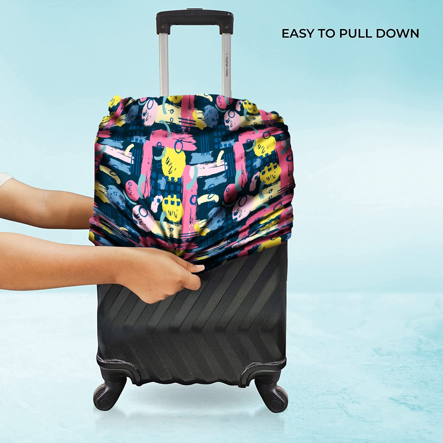 Jet Set Skins™ Brush Print Luggage Cover