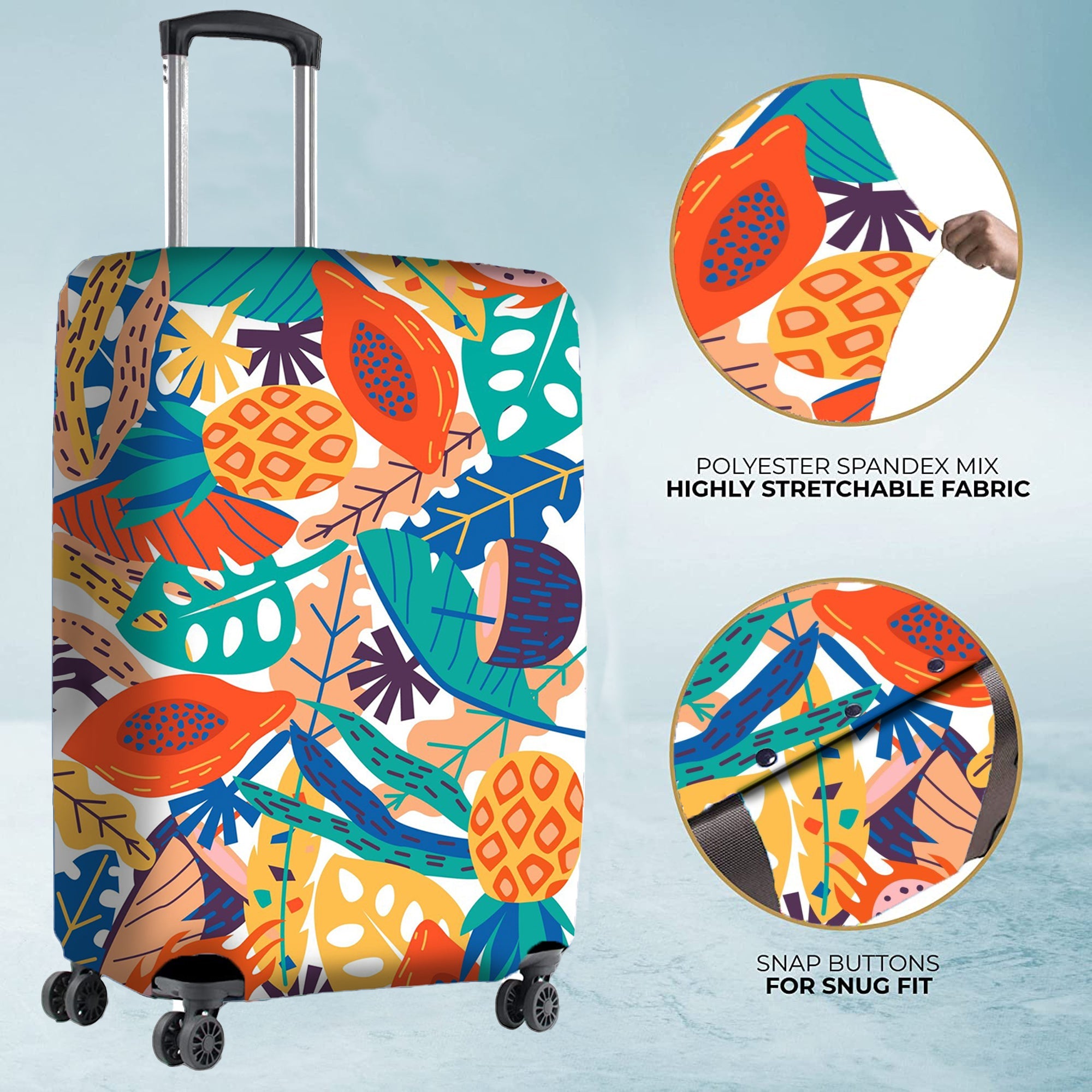 Jet Set Skins™ Tropical Print Luggage Cover