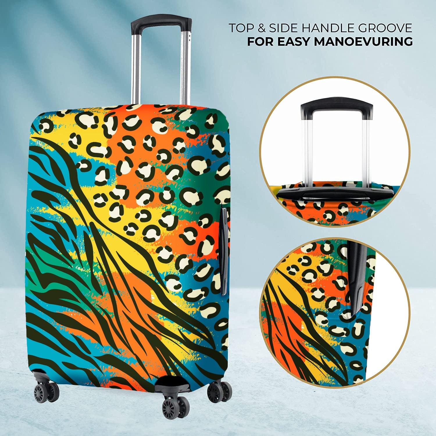 Jet Set Skins™ African Print Luggage Cover