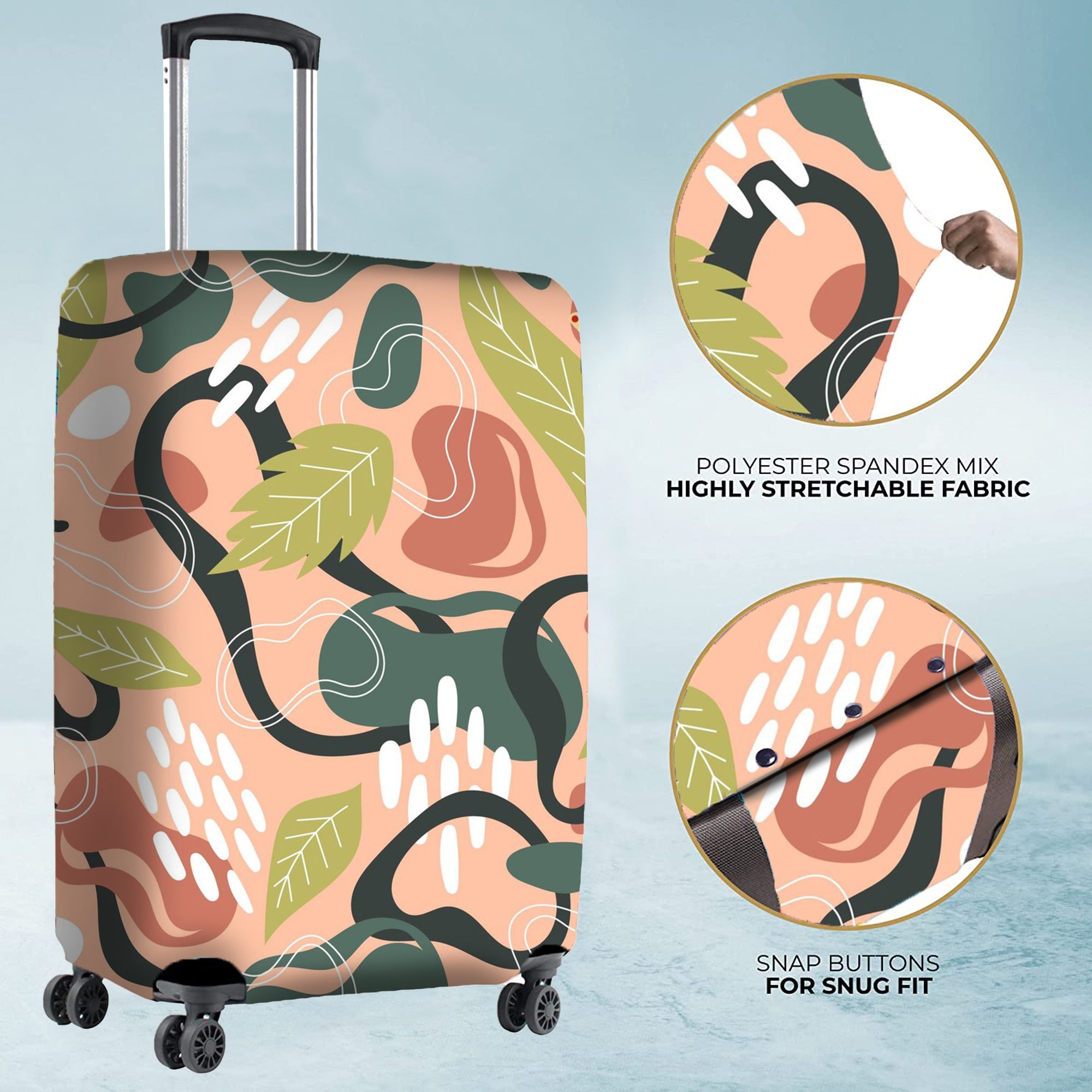 Jet Set Skins™ Blossom Print Luggage Cover