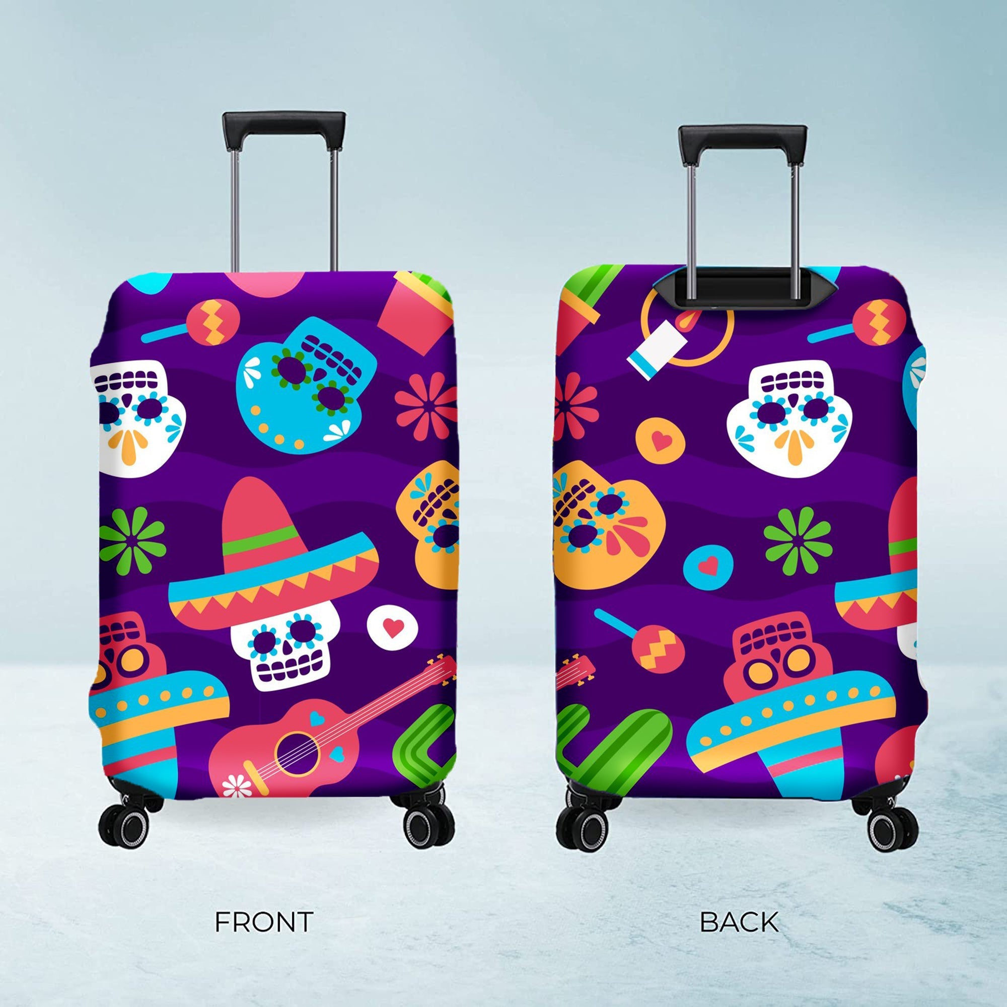 Jet Set Skins™ Carnival Print Luggage Cover