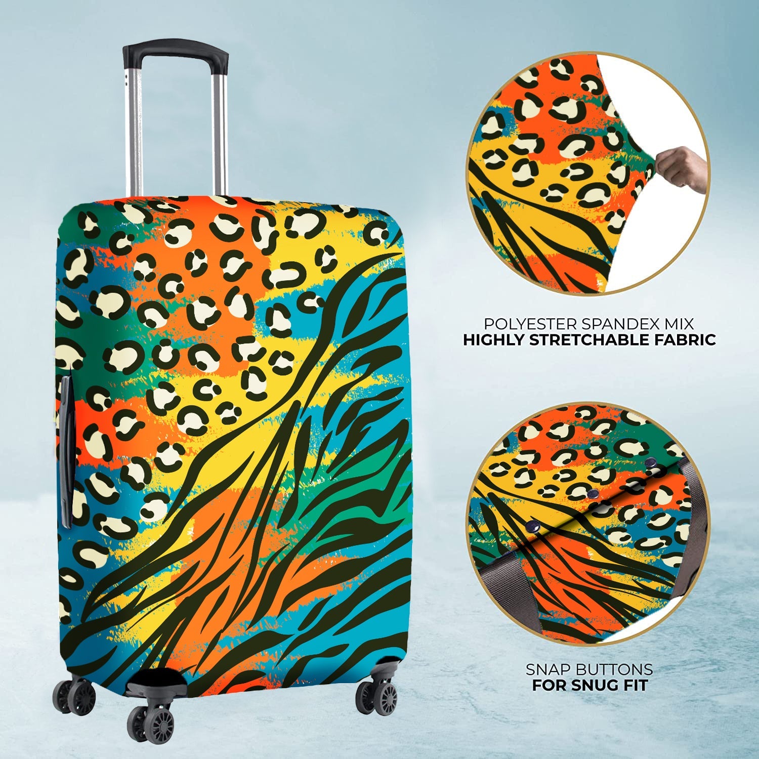 Jet Set Skins™ African Print Luggage Cover