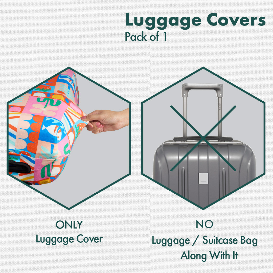 Jet Set Skins™ Art Of Abstract Print Luggage Cover