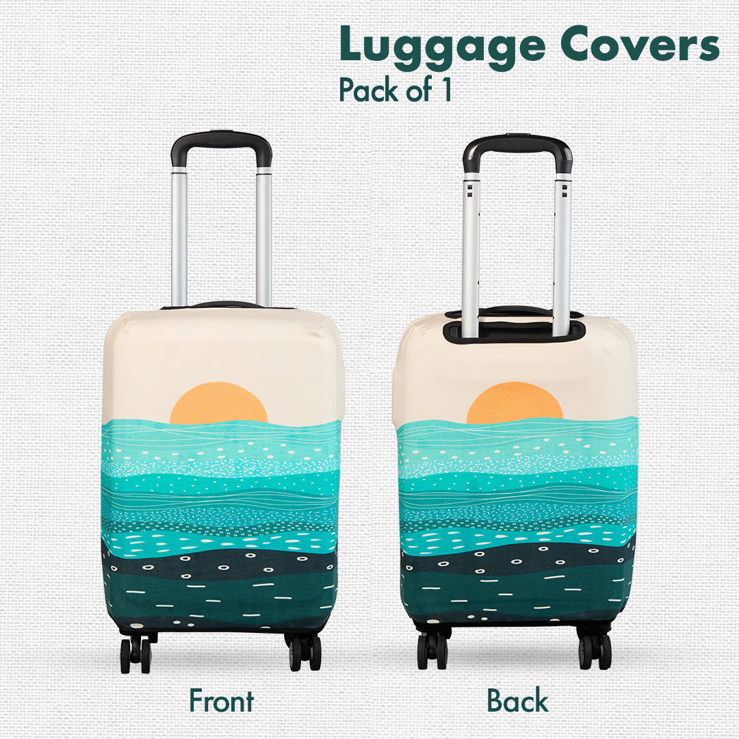 Jet Set Skins™ Holiday Calling Print Luggage Cover