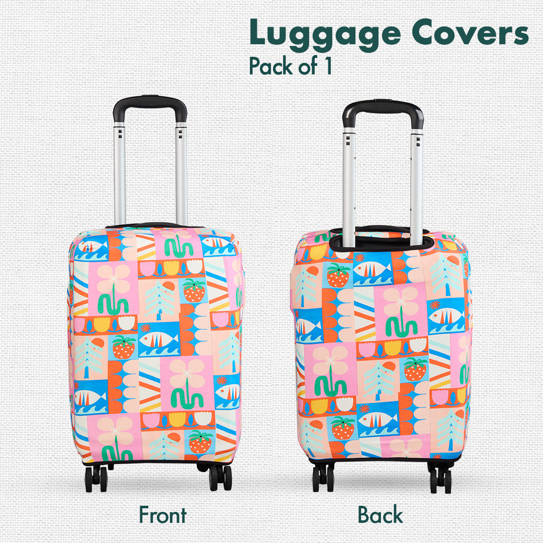 Jet Set Skins™ Art Of Abstract Print Luggage Cover