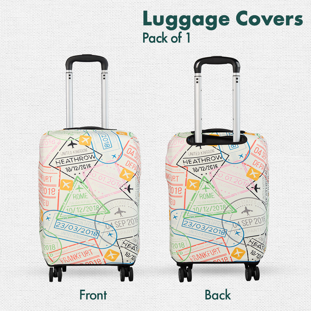 Jet Set Skins™ Stamp-ed Print Luggage Cover