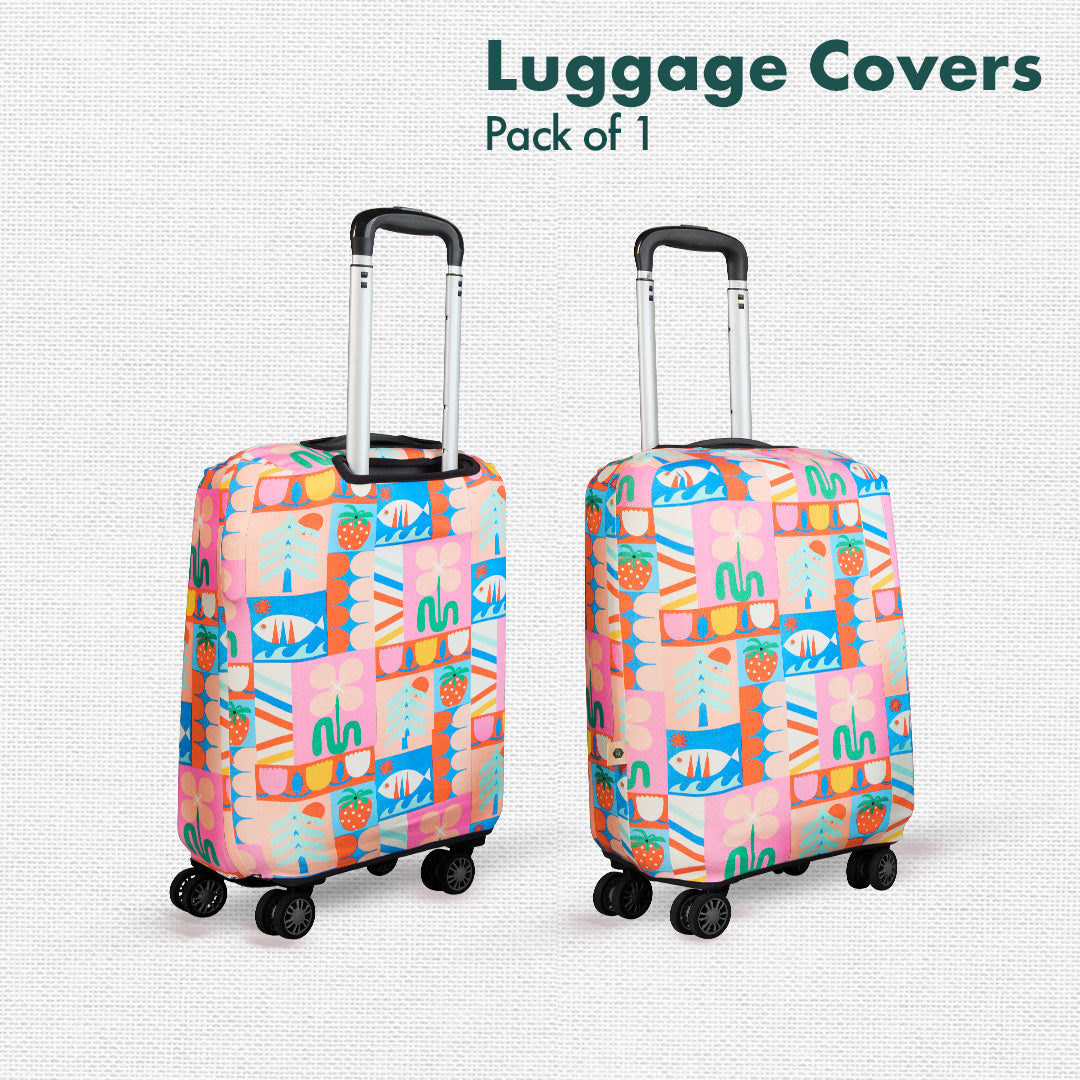 Jet Set Skins™ Art Of Abstract Print Luggage Cover