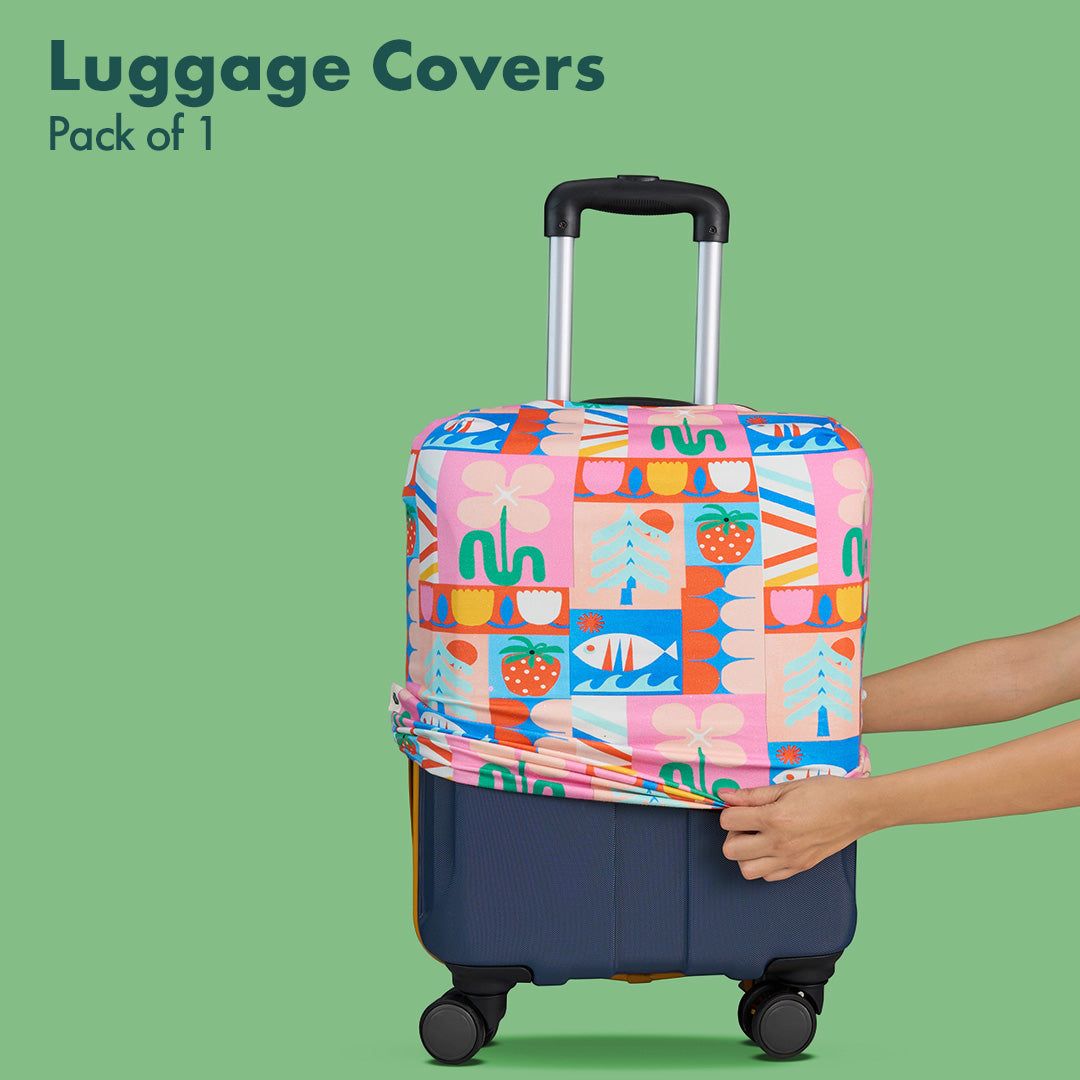 Jet Set Skins™ Art Of Abstract Print Luggage Cover