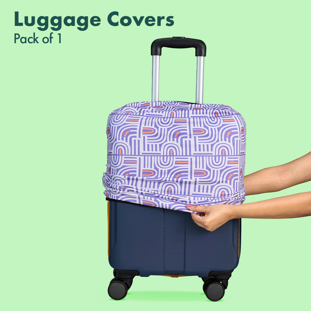 Jet Set Skins™ Travel Tango Print Luggage Cover