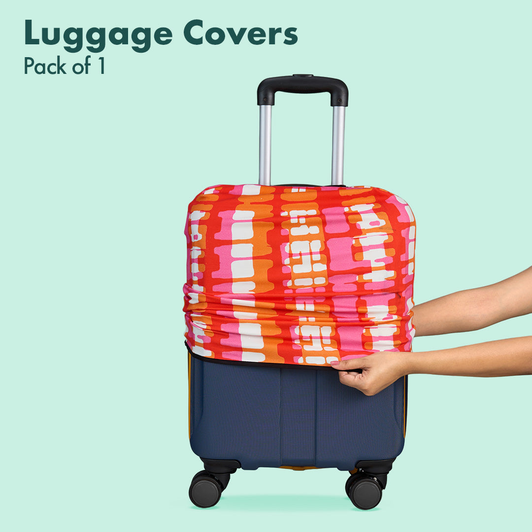 Jet Set Skins™ Abstract Mania Print Luggage Cover