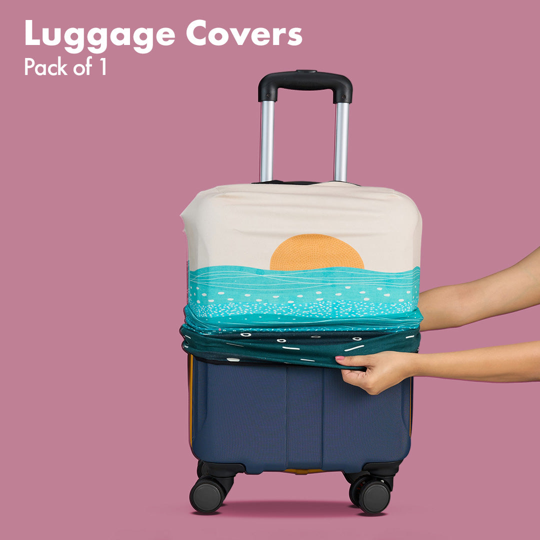 Jet Set Skins™ Holiday Calling Print Luggage Cover