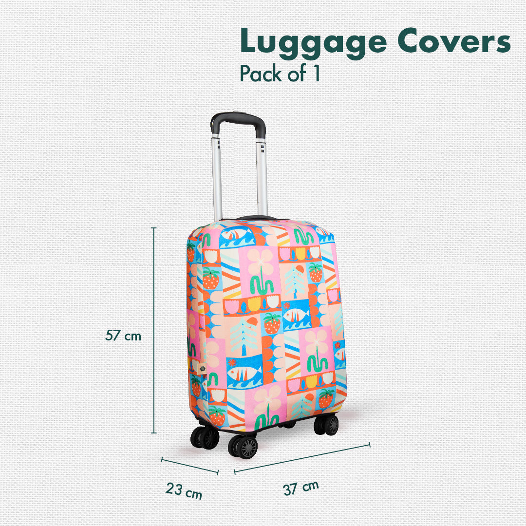 Jet Set Skins™ Art Of Abstract Print Luggage Cover