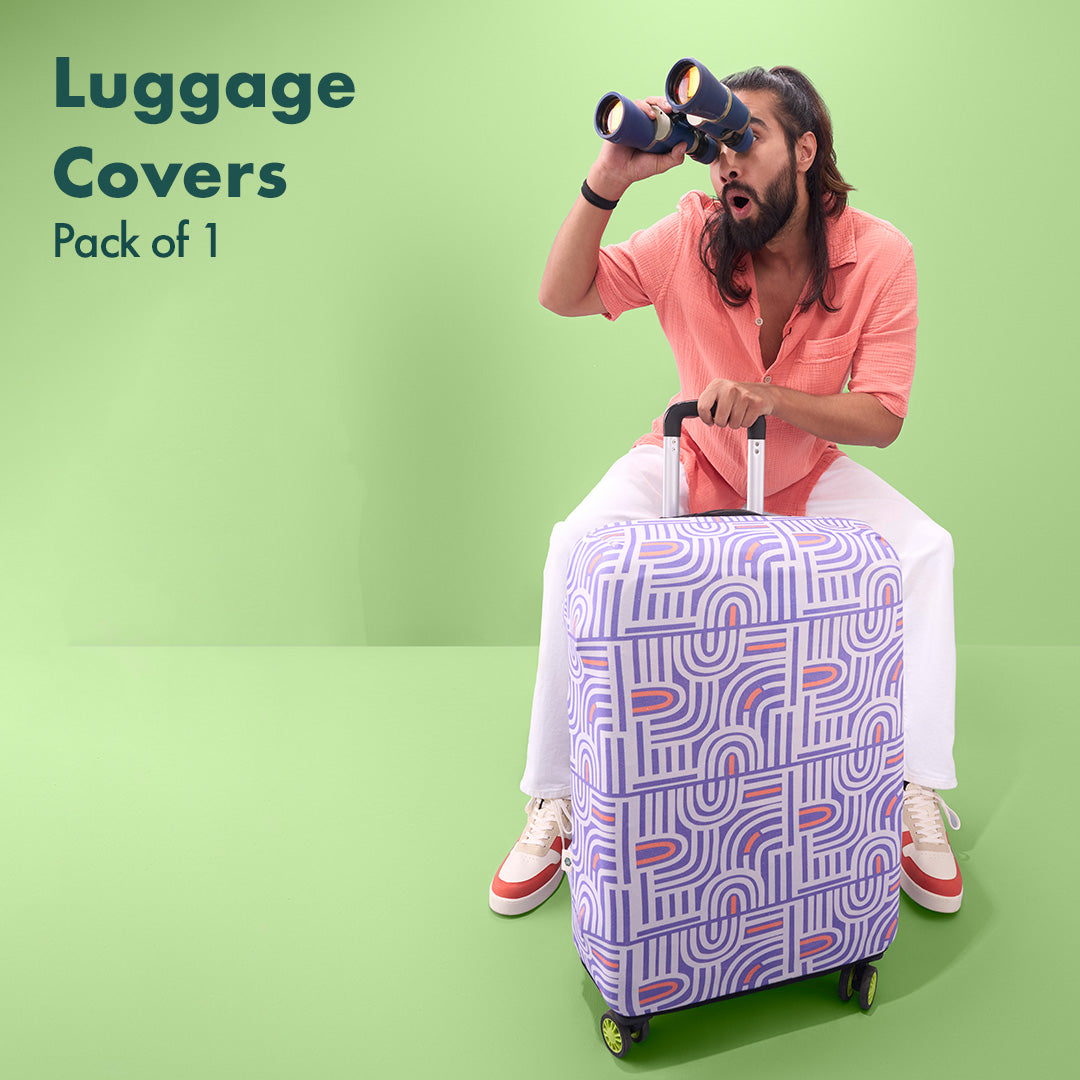 Jet Set Skins™ Travel Tango Print Luggage Cover