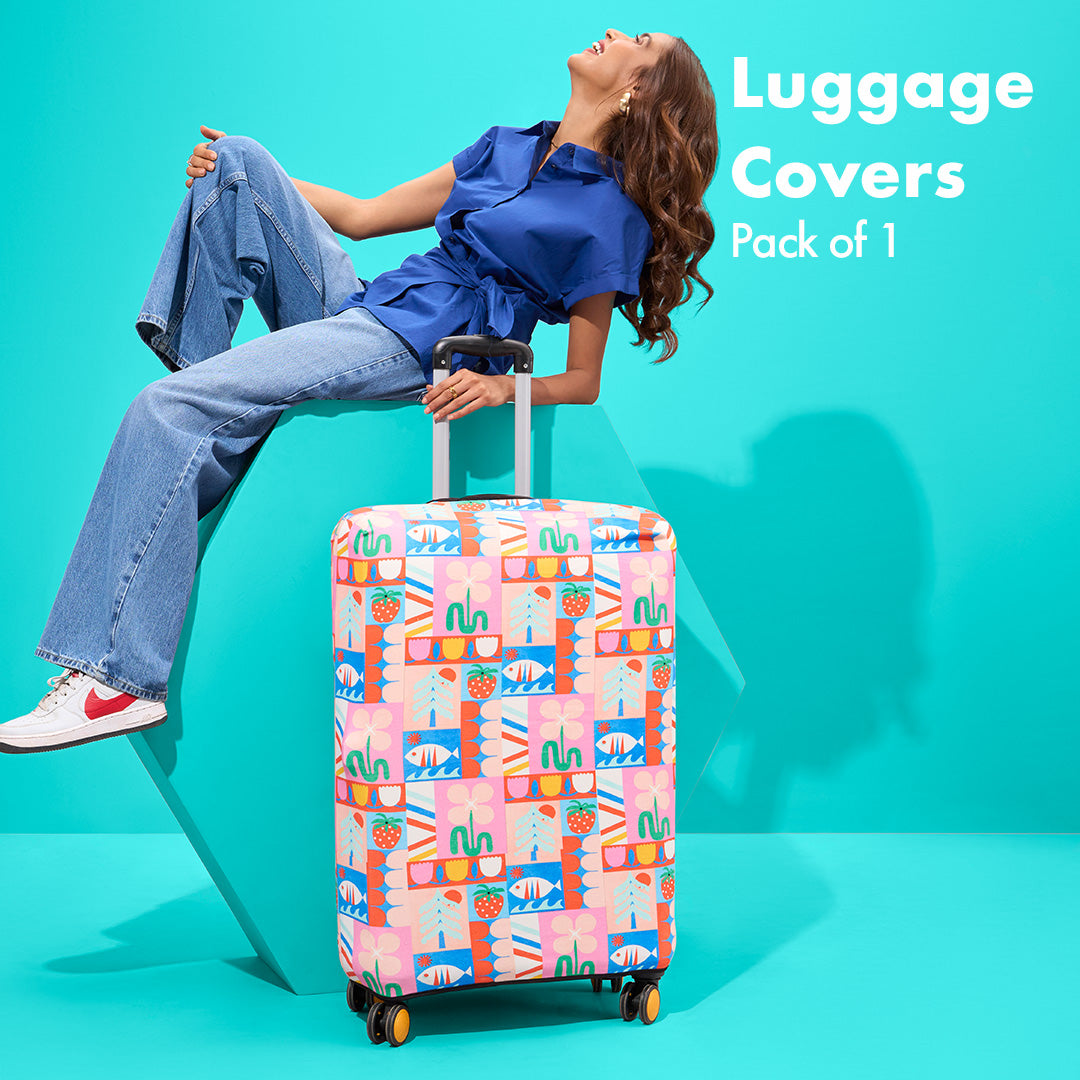 Jet Set Skins™ Art Of Abstract Print Luggage Cover