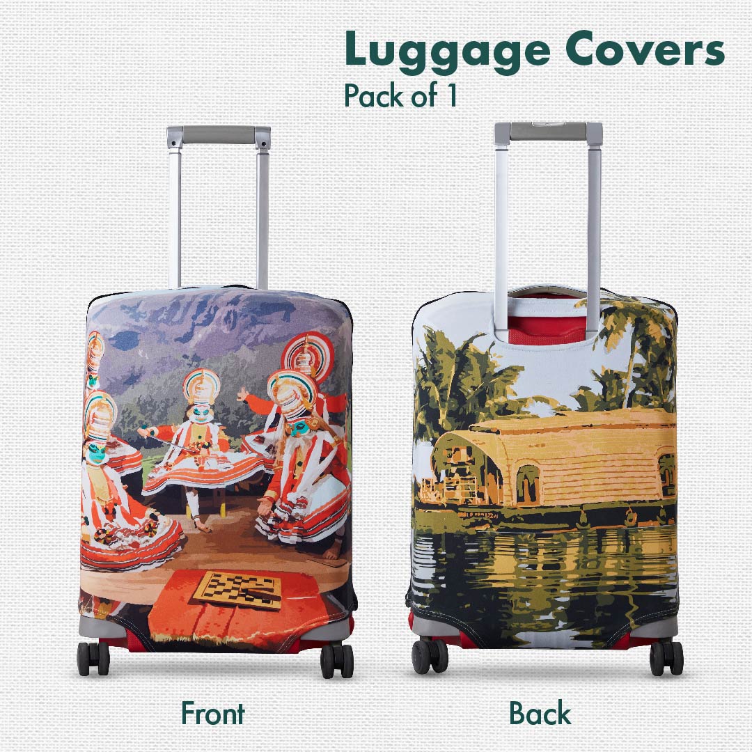 Jet Set Skins™ Backwater Bliss Print Luggage Cover