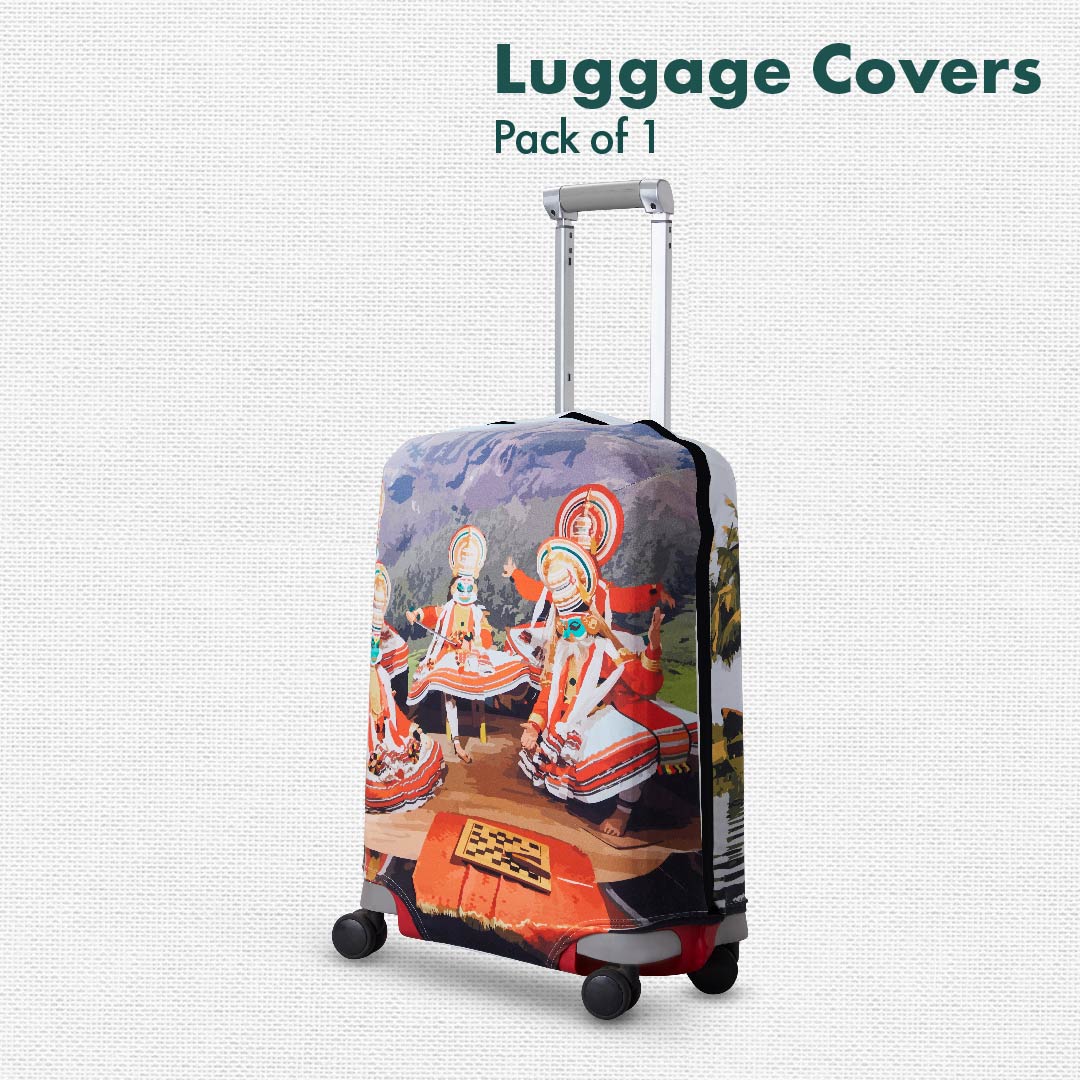 Jet Set Skins™ Backwater Bliss Print Luggage Cover