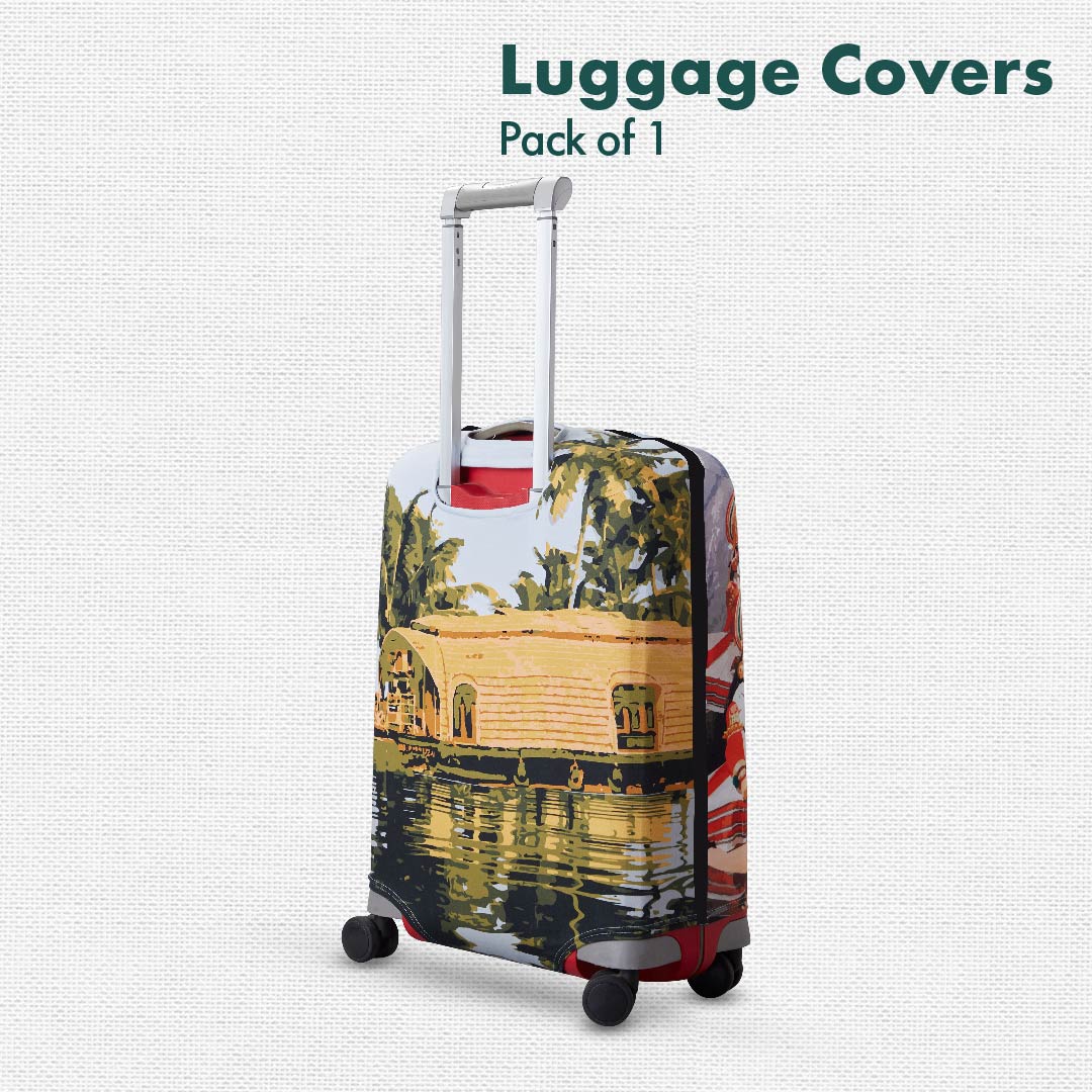 Jet Set Skins™ Backwater Bliss Print Luggage Cover