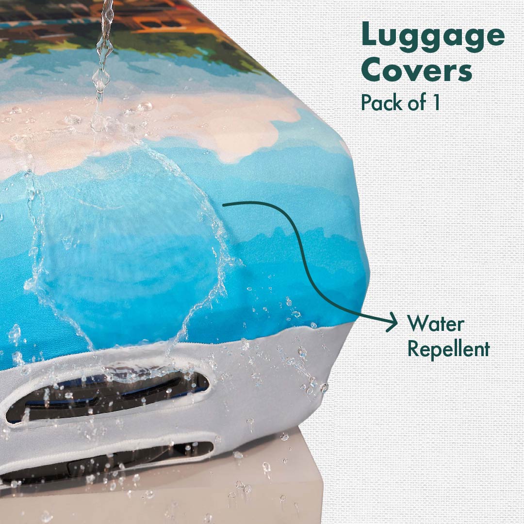 Jet Set Skins™ Backwater Bliss Print Luggage Cover