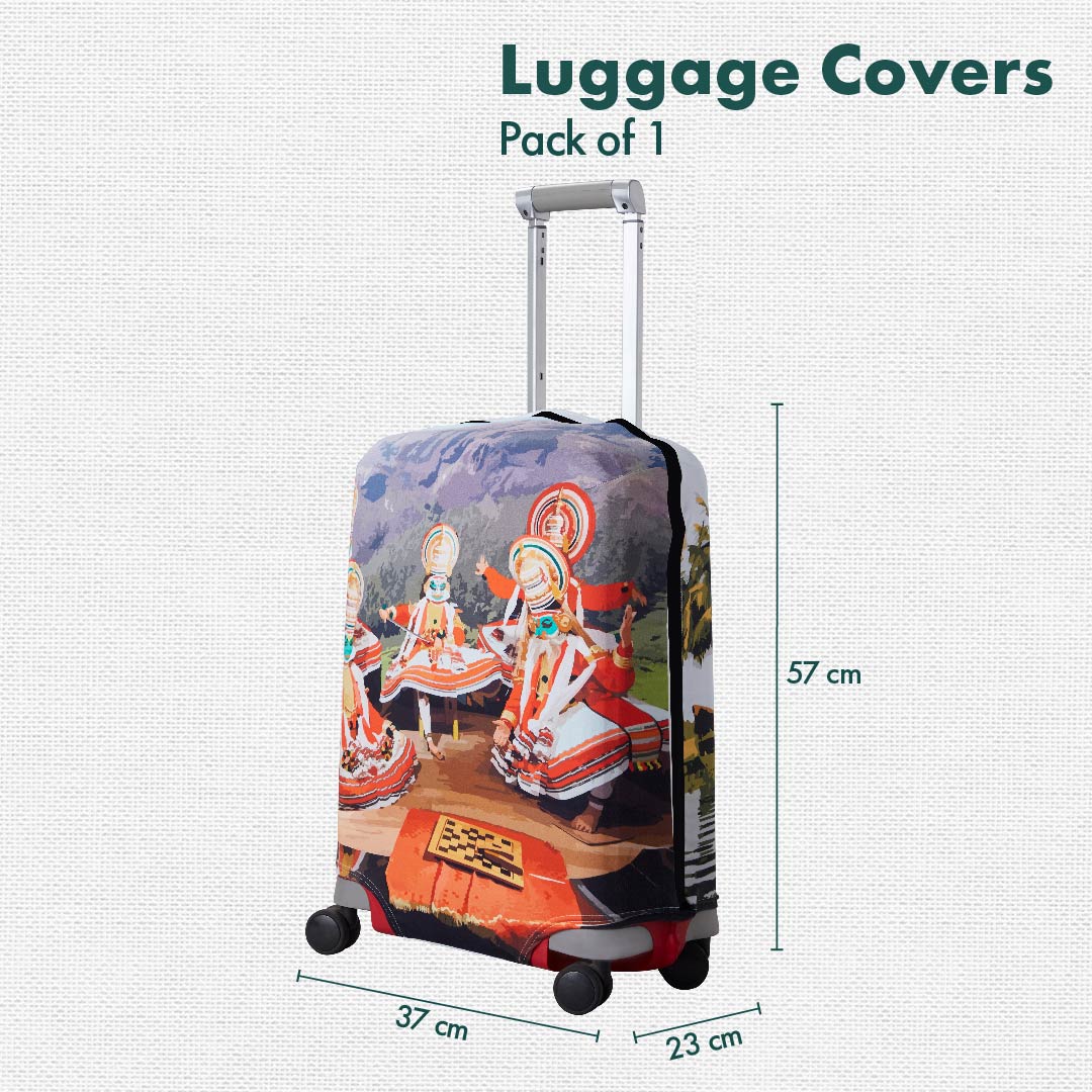 Jet Set Skins™ Backwater Bliss Print Luggage Cover