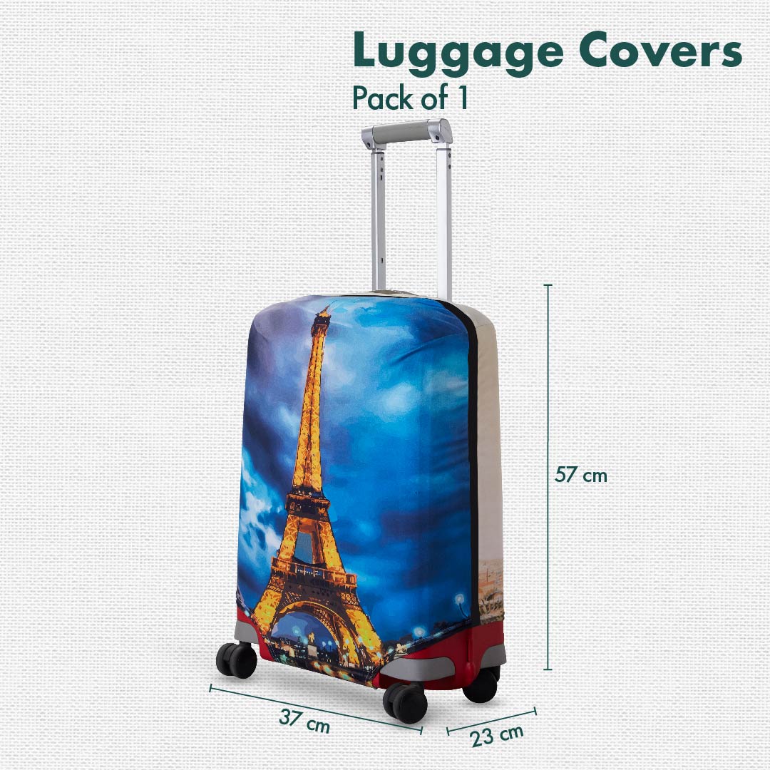 Jet Set Skins™ An Evening In Paris Print Luggage Cover