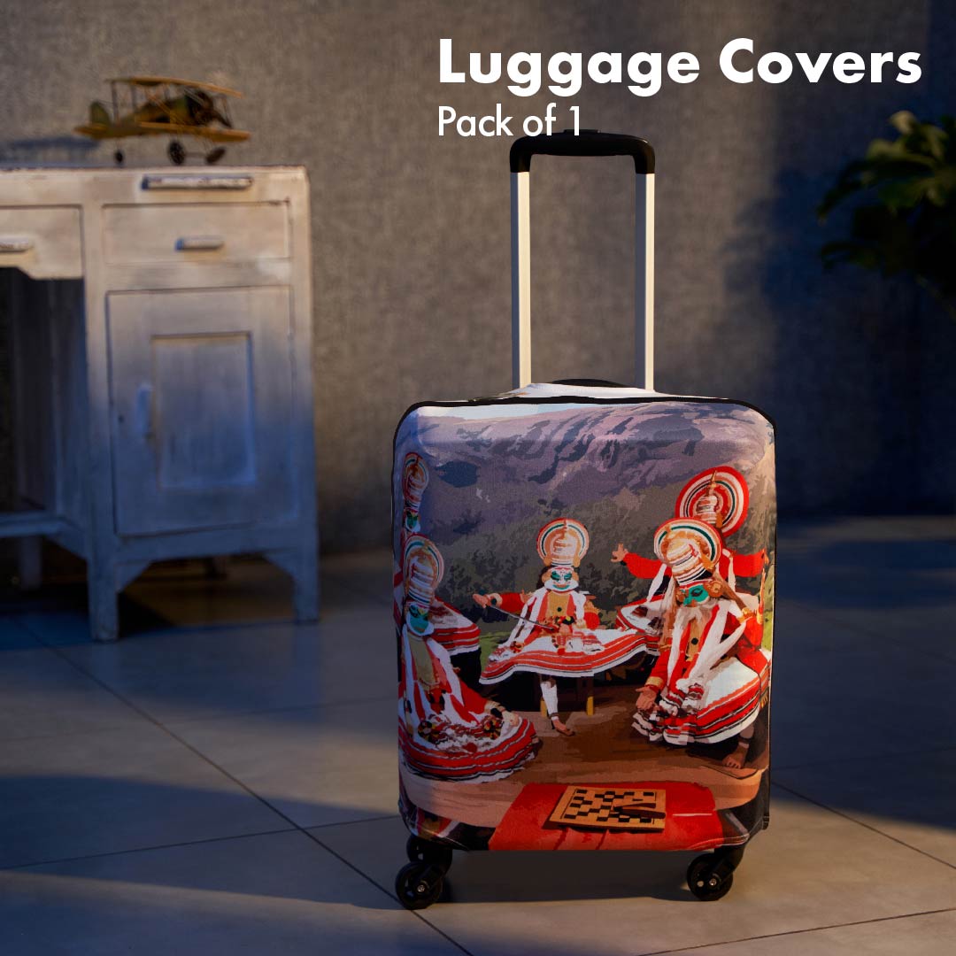 Jet Set Skins™ Backwater Bliss Print Luggage Cover