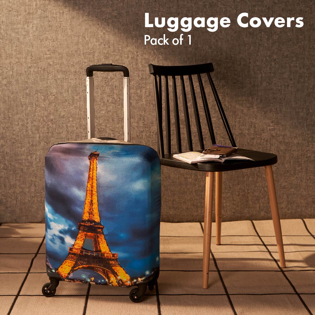 Jet Set Skins™ An Evening In Paris Print Luggage Cover